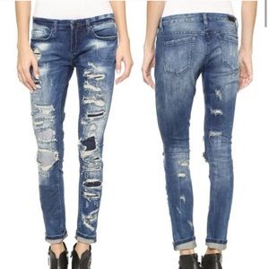 Blank NYC Skinny Classique Barefoot & Busted Jeans